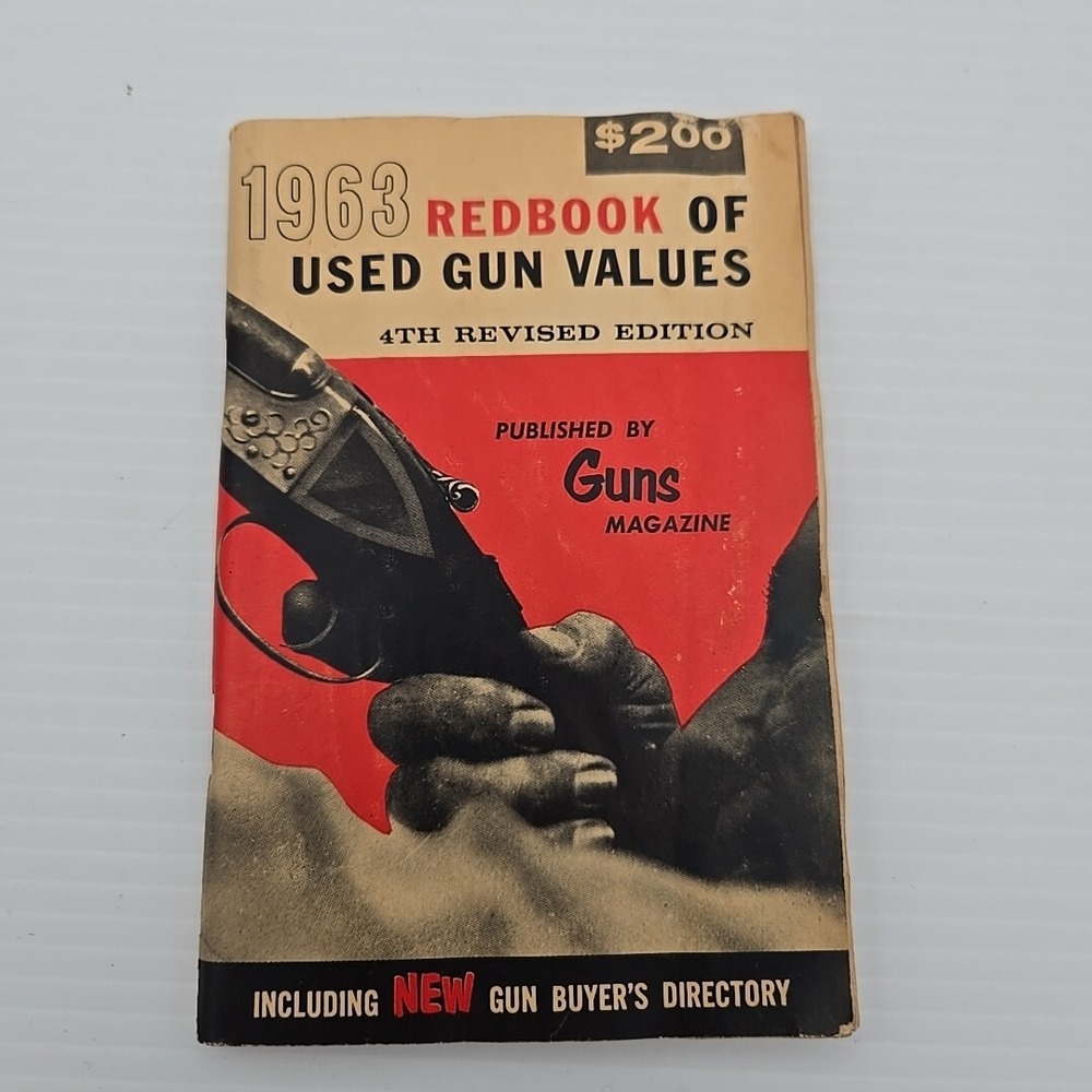 1963 Redbook Of Used Gun Values 4th Revised Edition